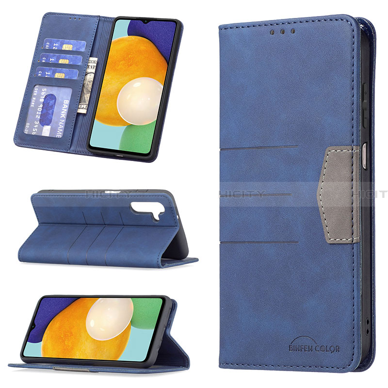 Handytasche Stand Schutzhülle Flip Leder Hülle B01F für Samsung Galaxy A13 5G