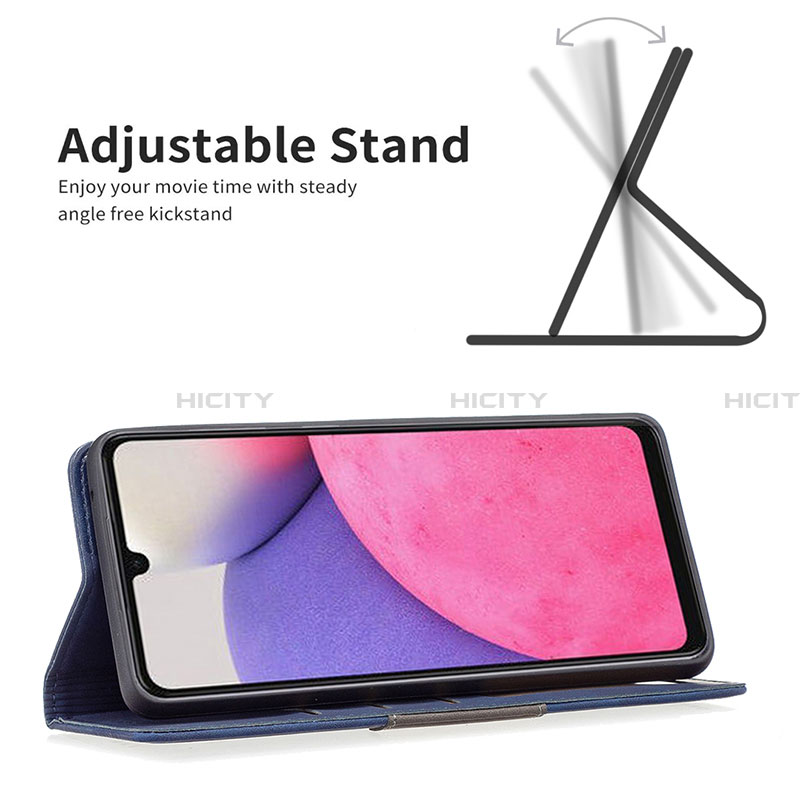 Handytasche Stand Schutzhülle Flip Leder Hülle B01F für Samsung Galaxy A33 5G