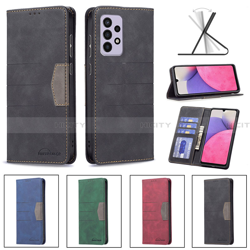 Handytasche Stand Schutzhülle Flip Leder Hülle B01F für Samsung Galaxy A33 5G