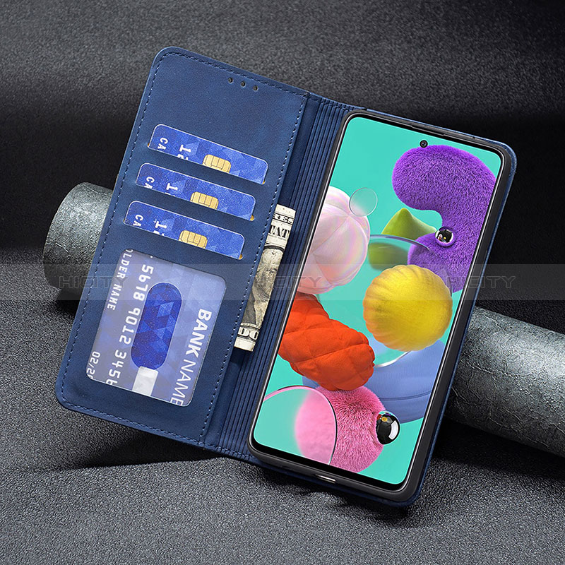 Handytasche Stand Schutzhülle Flip Leder Hülle B01F für Samsung Galaxy A51 4G