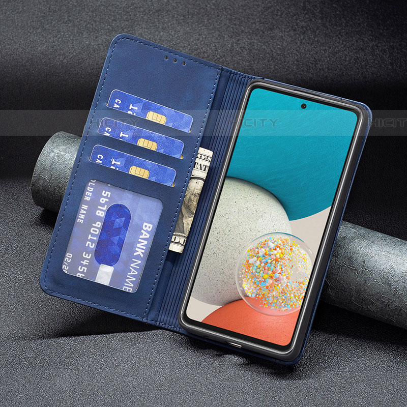 Handytasche Stand Schutzhülle Flip Leder Hülle B01F für Samsung Galaxy A53 5G