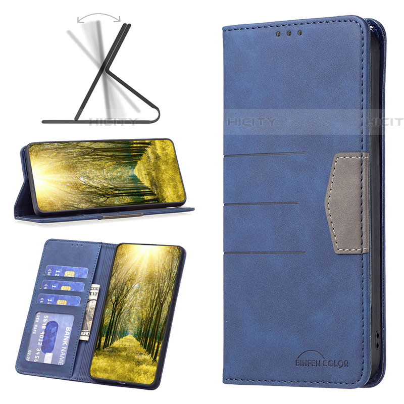 Handytasche Stand Schutzhülle Flip Leder Hülle B01F für Samsung Galaxy F23 5G