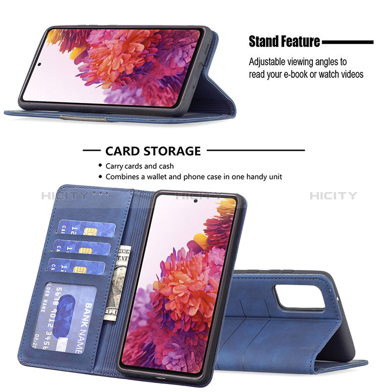 Handytasche Stand Schutzhülle Flip Leder Hülle B01F für Samsung Galaxy S20 FE (2022) 5G