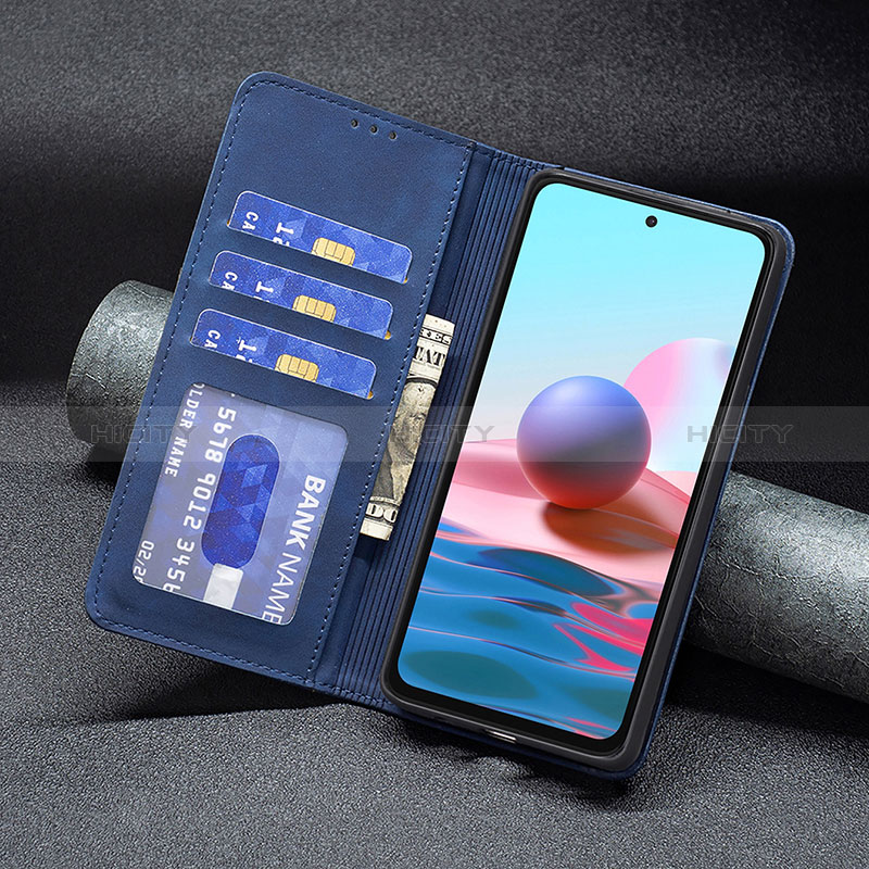 Handytasche Stand Schutzhülle Flip Leder Hülle B01F für Xiaomi Redmi Note 10 4G