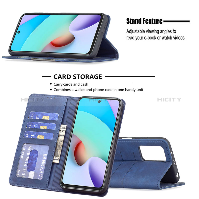 Handytasche Stand Schutzhülle Flip Leder Hülle B01F für Xiaomi Redmi Note 11 4G (2021)