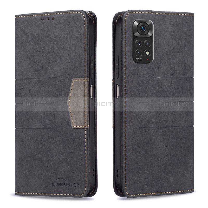 Handytasche Stand Schutzhülle Flip Leder Hülle B01F für Xiaomi Redmi Note 11 4G (2022)