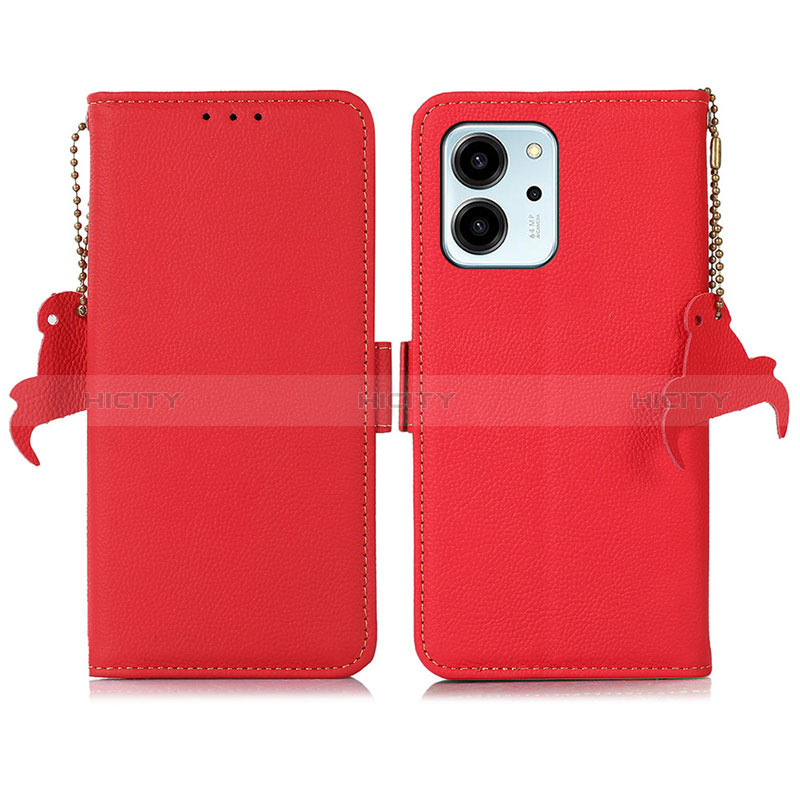 Handytasche Stand Schutzhülle Flip Leder Hülle B01H für Huawei Honor 80 SE 5G Rot Plus