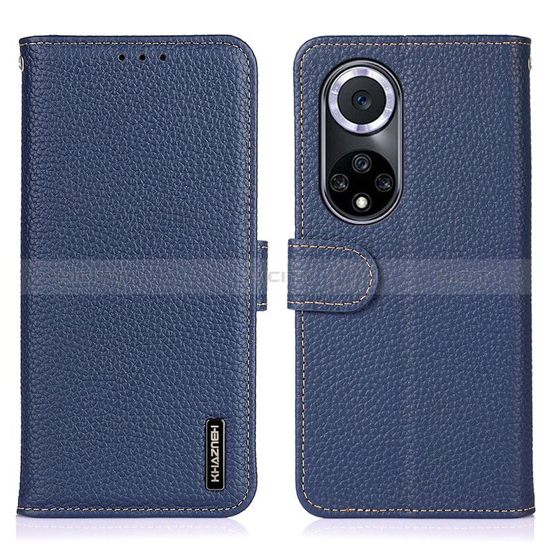 Handytasche Stand Schutzhülle Flip Leder Hülle B01H für Huawei Nova 9 Blau Plus