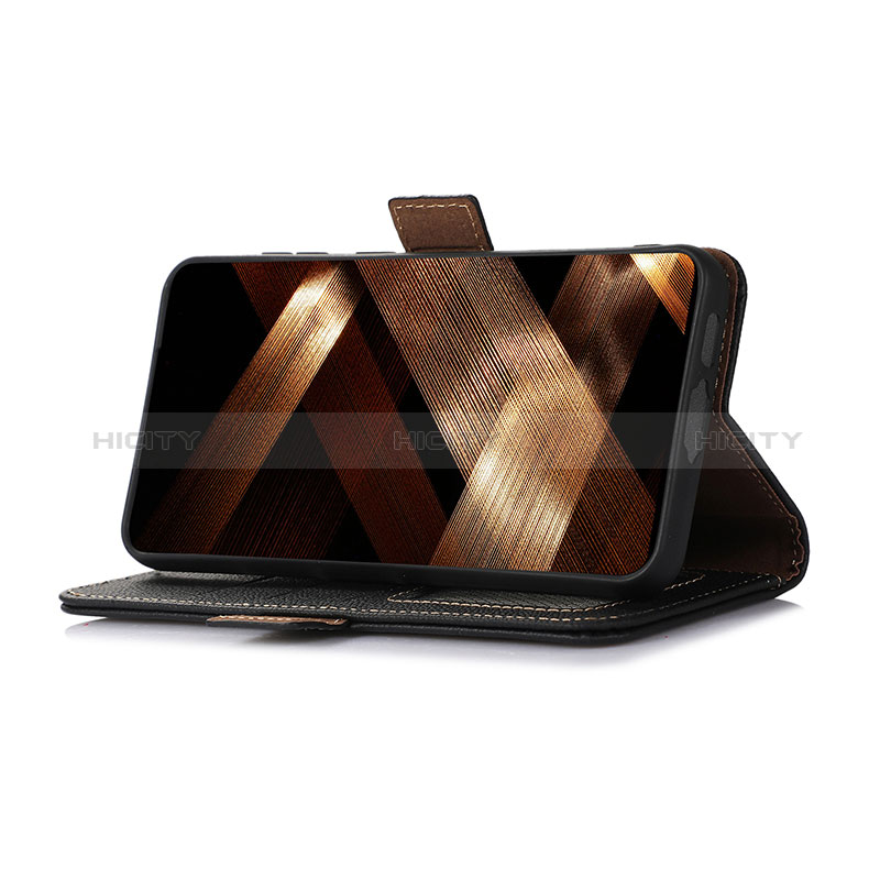 Handytasche Stand Schutzhülle Flip Leder Hülle B01H für Motorola Moto E13