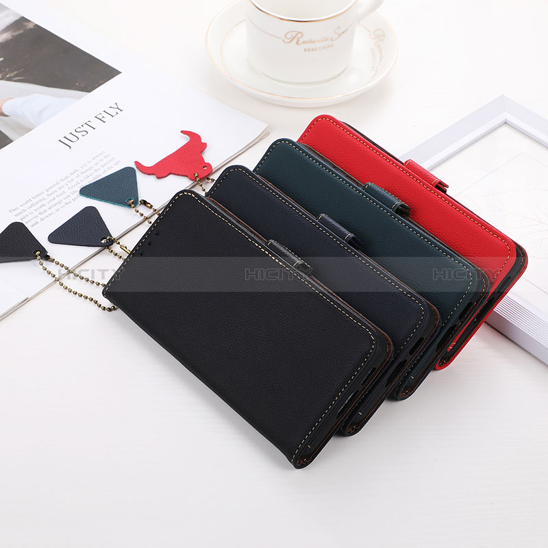 Handytasche Stand Schutzhülle Flip Leder Hülle B01H für Motorola Moto E13