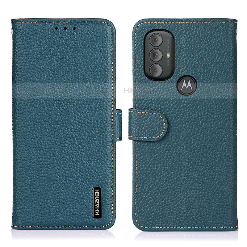 Handytasche Stand Schutzhülle Flip Leder Hülle B01H für Motorola Moto G Play (2023) groß