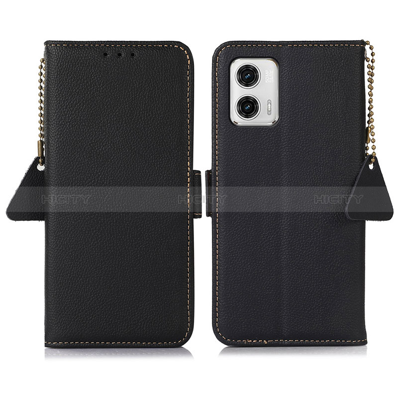 Handytasche Stand Schutzhülle Flip Leder Hülle B01H für Motorola Moto G73 5G