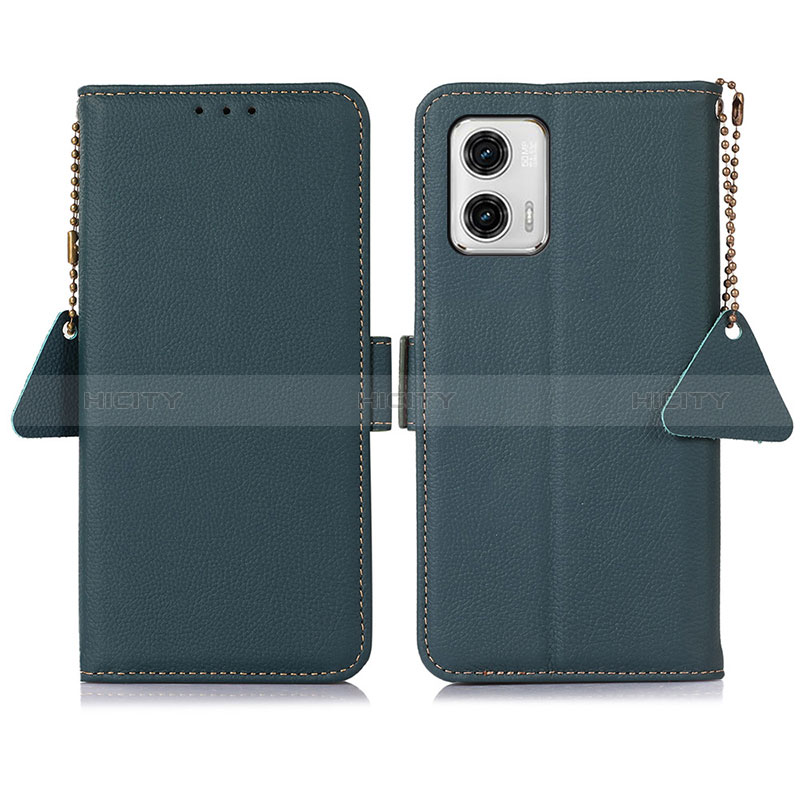 Handytasche Stand Schutzhülle Flip Leder Hülle B01H für Motorola Moto G73 5G