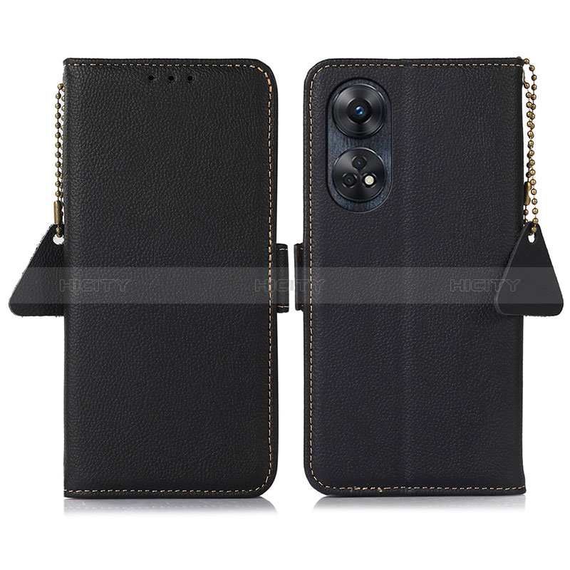 Handytasche Stand Schutzhülle Flip Leder Hülle B01H für Oppo Reno8 T 4G