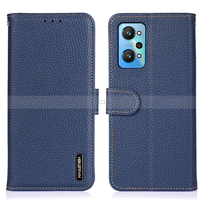 Handytasche Stand Schutzhülle Flip Leder Hülle B01H für Realme Q5 Pro 5G Blau Plus