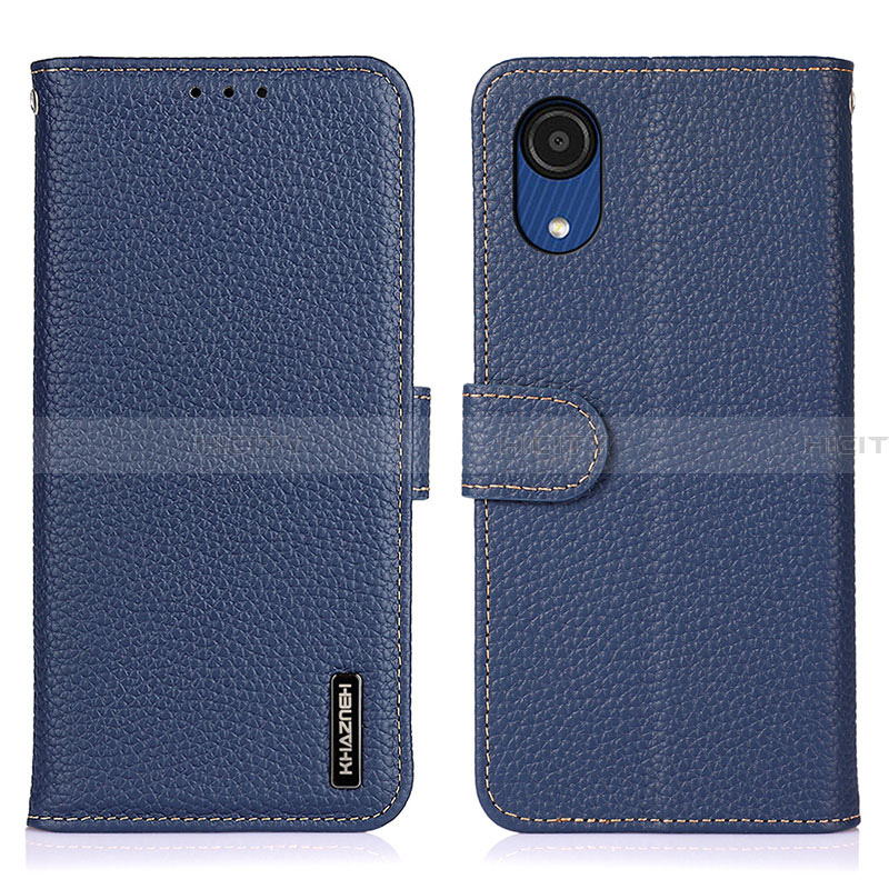 Handytasche Stand Schutzhülle Flip Leder Hülle B01H für Samsung Galaxy A03 Core groß