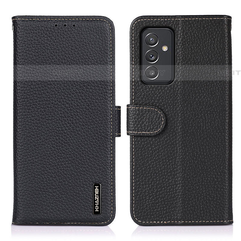 Handytasche Stand Schutzhülle Flip Leder Hülle B01H für Samsung Galaxy A05s Schwarz Plus