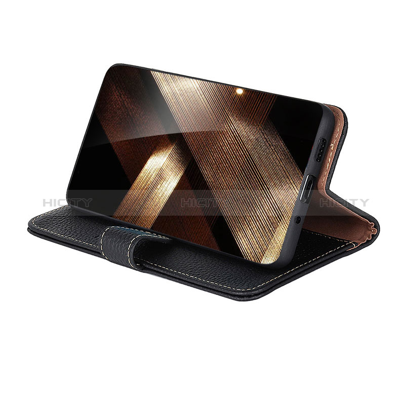 Handytasche Stand Schutzhülle Flip Leder Hülle B01H für Samsung Galaxy A15 4G groß