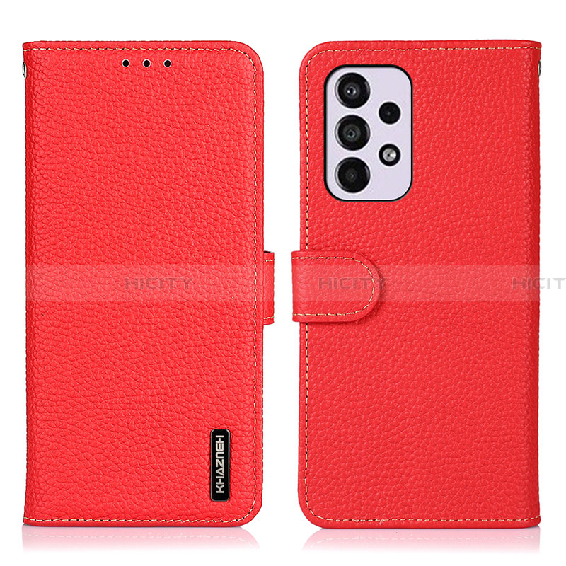 Handytasche Stand Schutzhülle Flip Leder Hülle B01H für Samsung Galaxy A33 5G Rot