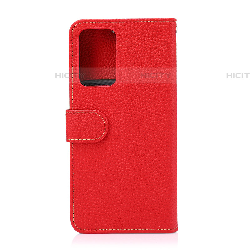 Handytasche Stand Schutzhülle Flip Leder Hülle B01H für Samsung Galaxy A52 4G Rot Plus