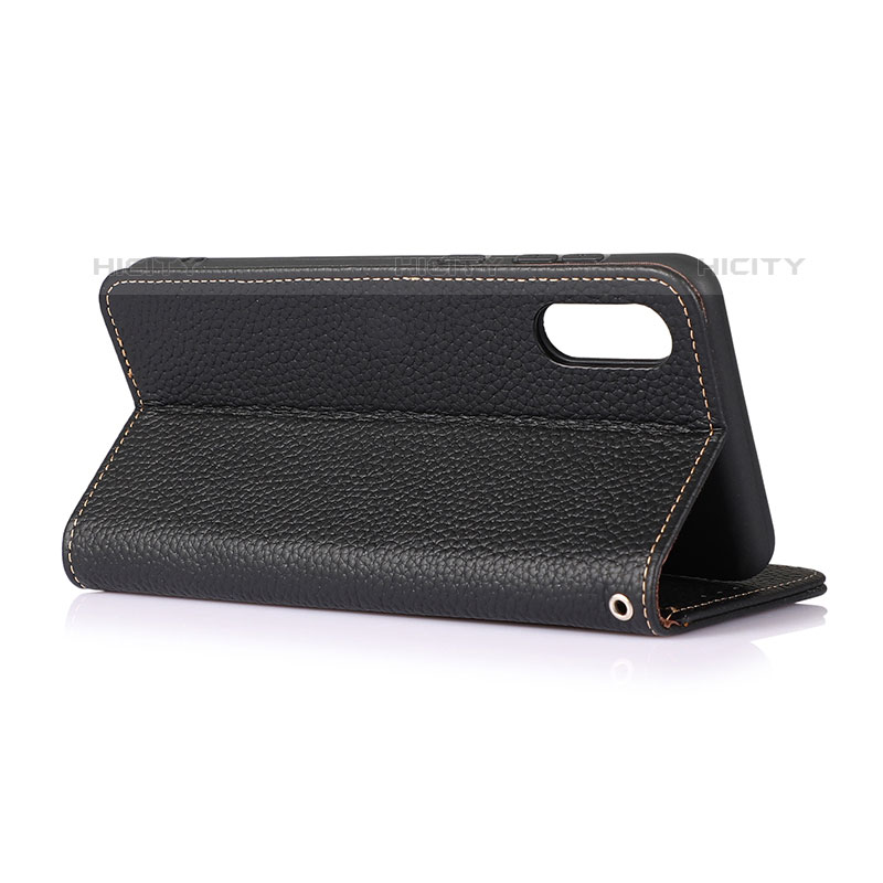 Handytasche Stand Schutzhülle Flip Leder Hülle B01H für Samsung Galaxy M02 groß