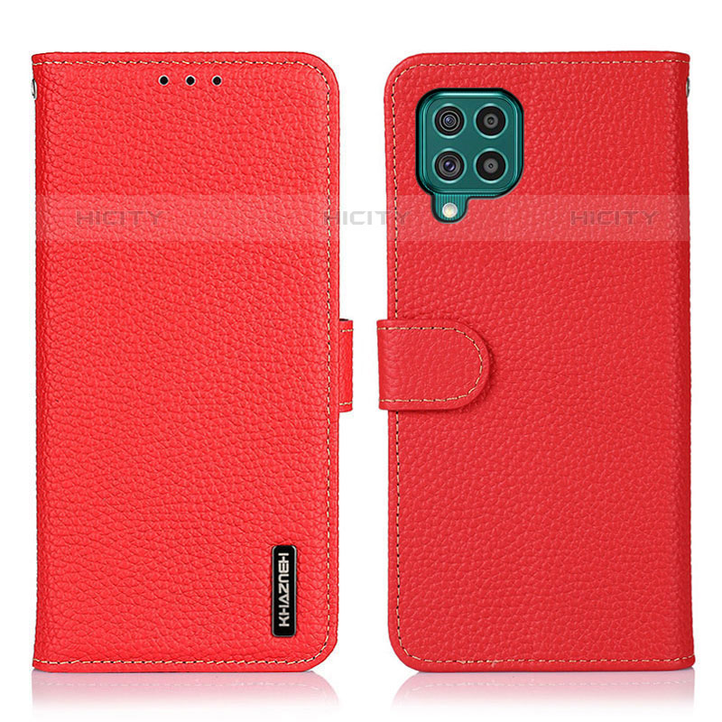 Handytasche Stand Schutzhülle Flip Leder Hülle B01H für Samsung Galaxy M62 4G Rot