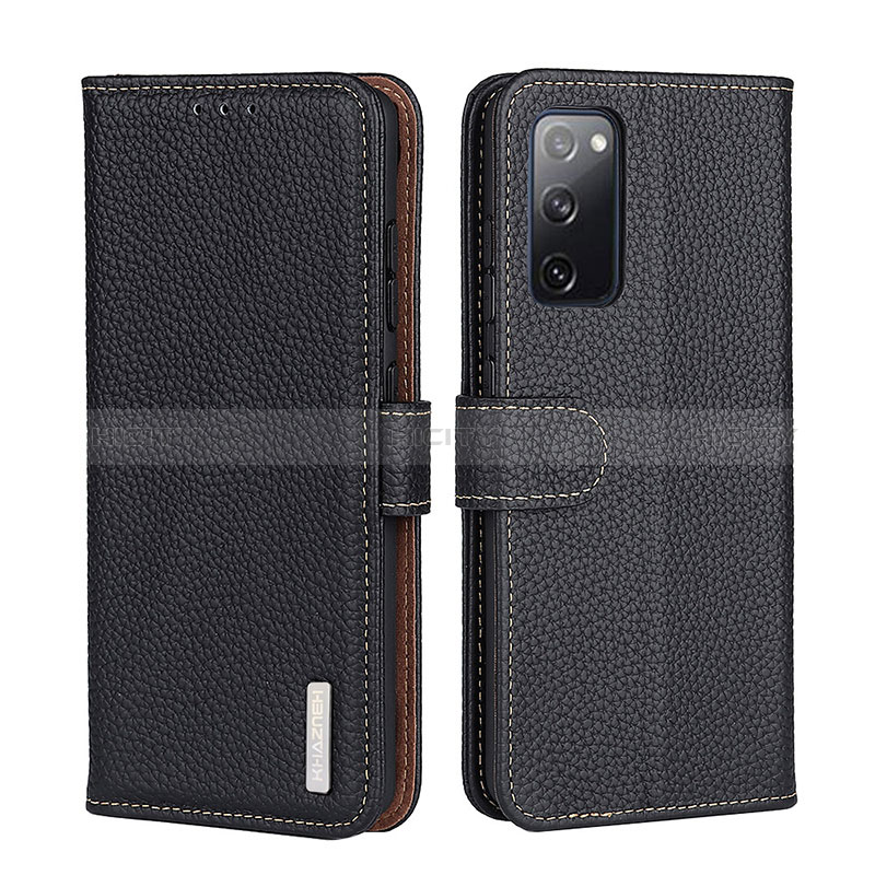 Handytasche Stand Schutzhülle Flip Leder Hülle B01H für Samsung Galaxy Note 20 5G Schwarz Plus