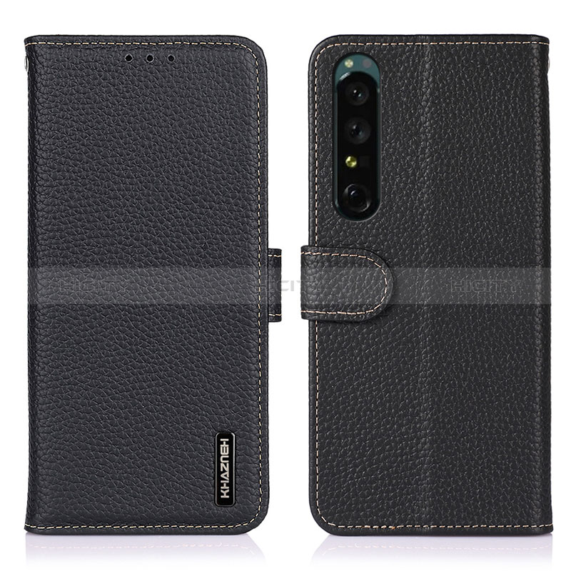 Handytasche Stand Schutzhülle Flip Leder Hülle B01H für Sony Xperia 1 IV SO-51C groß