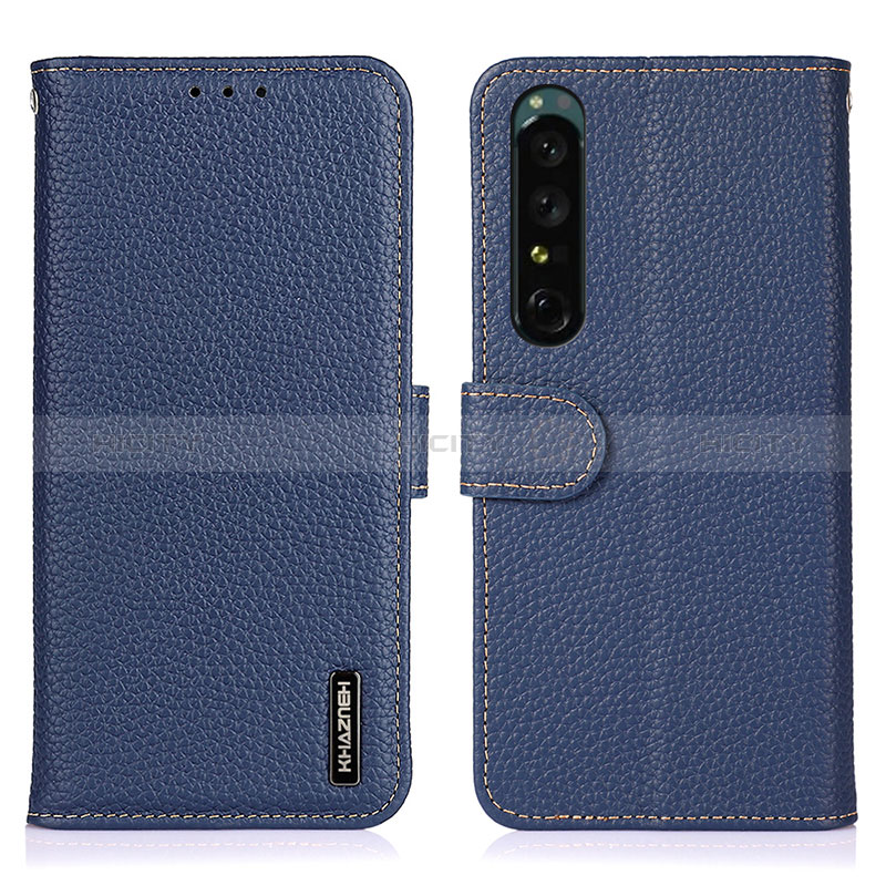 Handytasche Stand Schutzhülle Flip Leder Hülle B01H für Sony Xperia 1 IV SO-51C groß