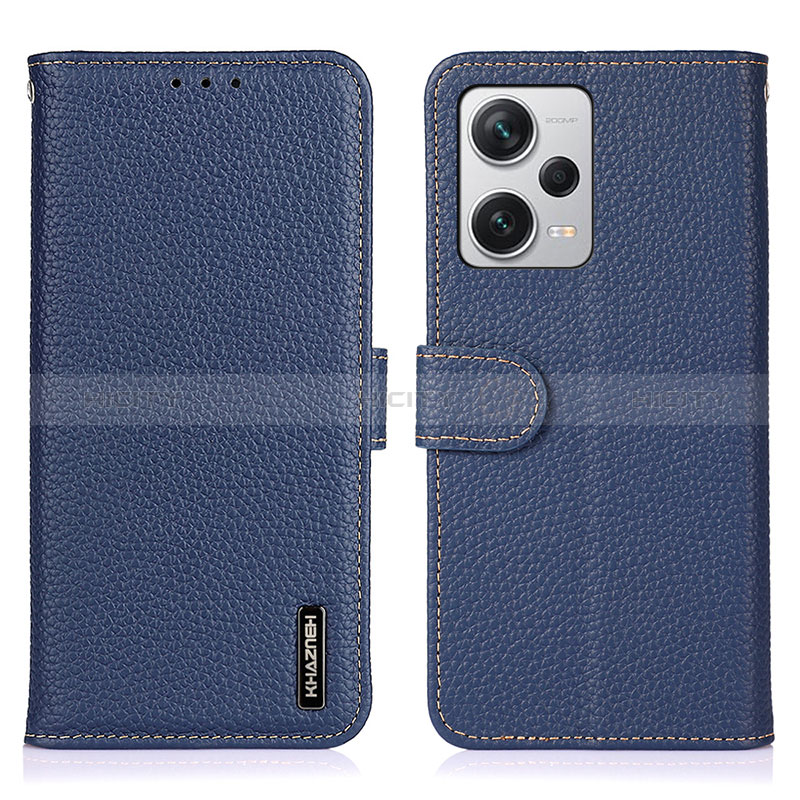 Handytasche Stand Schutzhülle Flip Leder Hülle B01H für Xiaomi Redmi Note 12 Explorer Blau