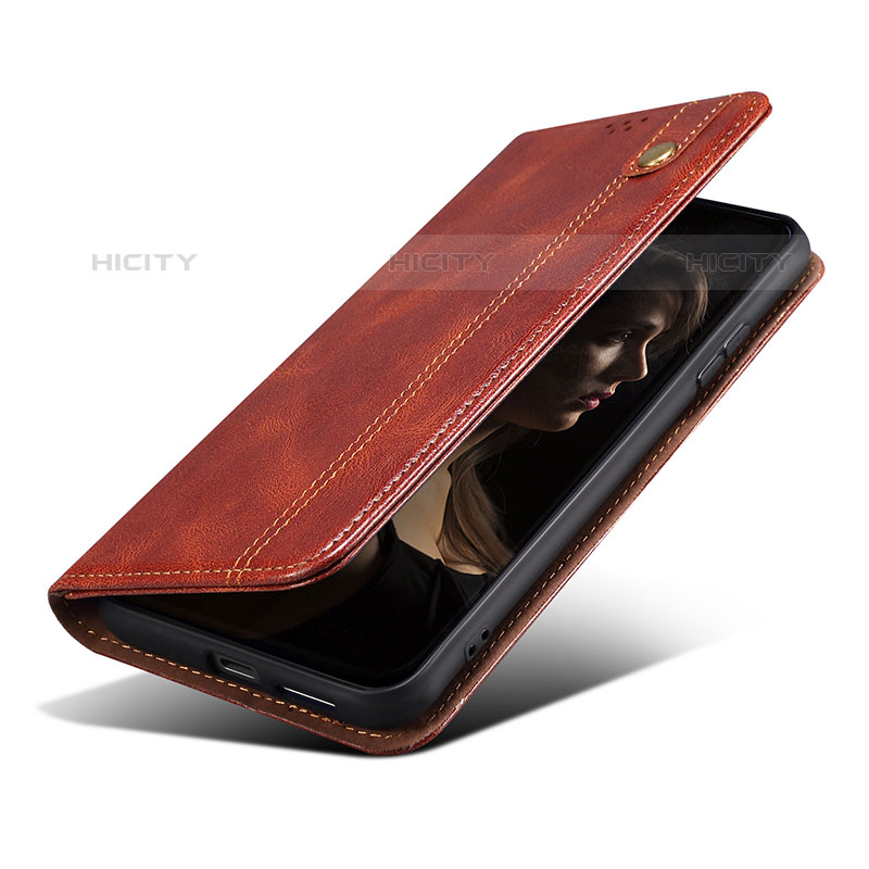 Handytasche Stand Schutzhülle Flip Leder Hülle B01S für Oppo Reno6 Pro 5G India