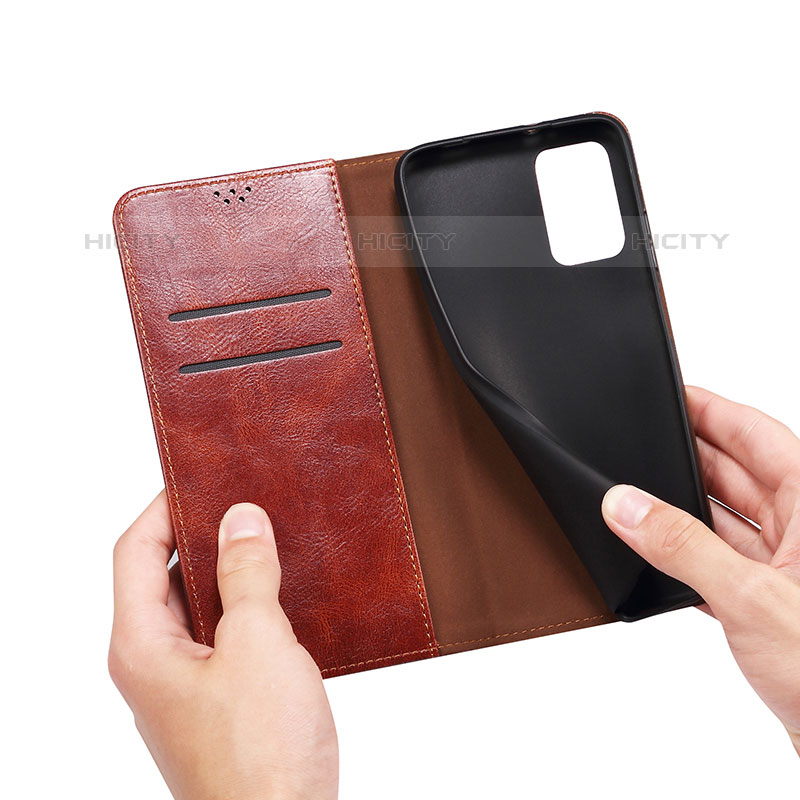 Handytasche Stand Schutzhülle Flip Leder Hülle B01S für Oppo Reno8 Pro+ Plus 5G