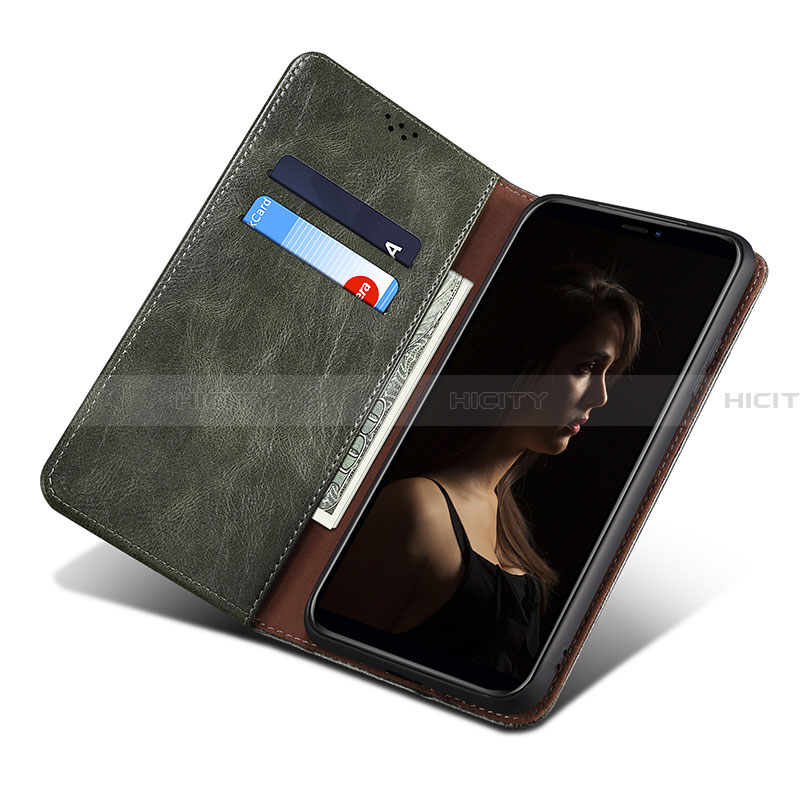 Handytasche Stand Schutzhülle Flip Leder Hülle B01S für Samsung Galaxy A22 4G