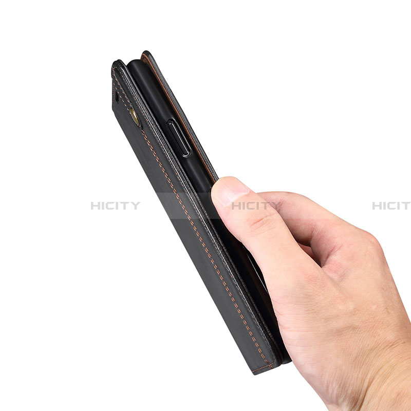 Handytasche Stand Schutzhülle Flip Leder Hülle B01S für Samsung Galaxy A32 4G groß