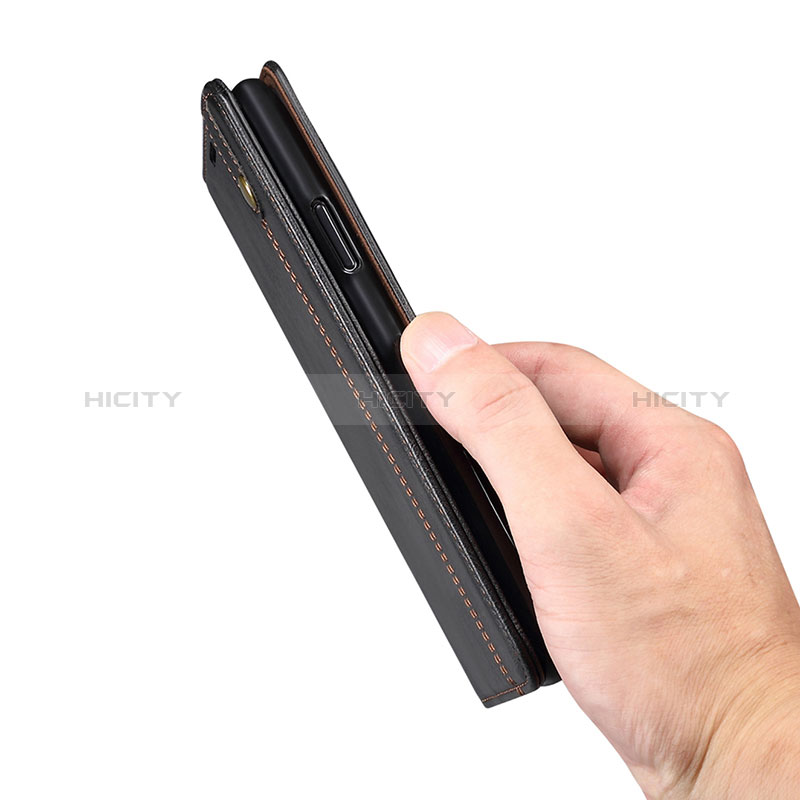 Handytasche Stand Schutzhülle Flip Leder Hülle B01S für Samsung Galaxy M11