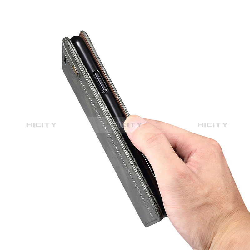 Handytasche Stand Schutzhülle Flip Leder Hülle B01S für Samsung Galaxy M31s groß