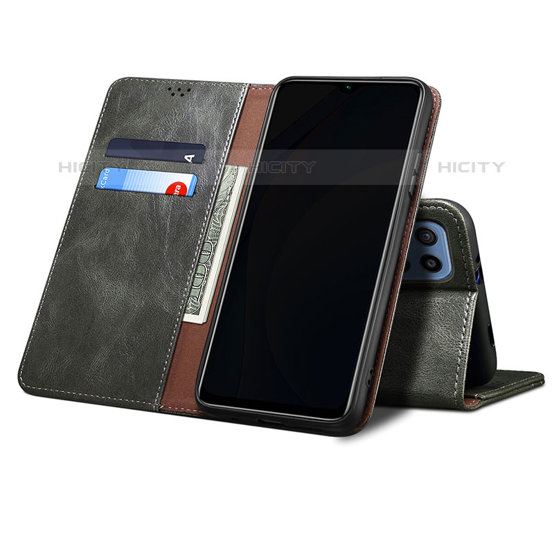 Handytasche Stand Schutzhülle Flip Leder Hülle B01S für Samsung Galaxy M32 4G groß