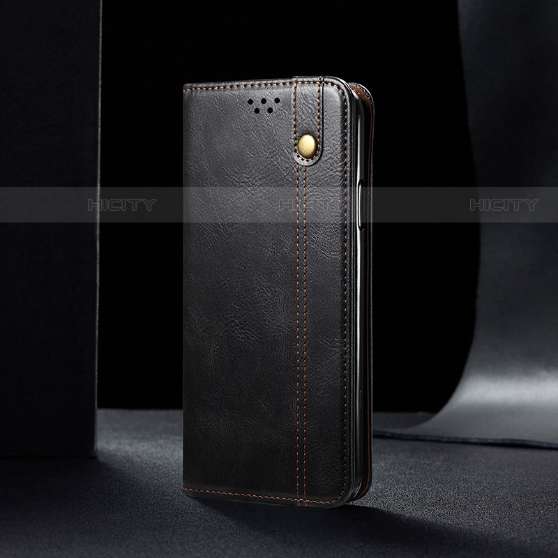 Handytasche Stand Schutzhülle Flip Leder Hülle B01S für Samsung Galaxy S21 Plus 5G Schwarz