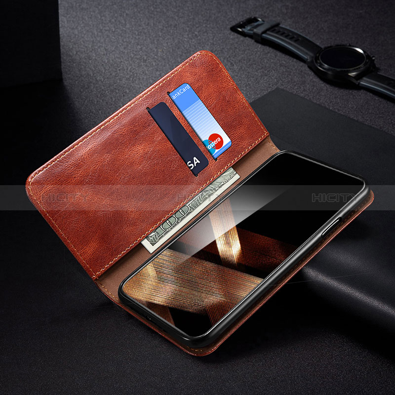 Handytasche Stand Schutzhülle Flip Leder Hülle B01S für Samsung Galaxy S24 Plus 5G groß