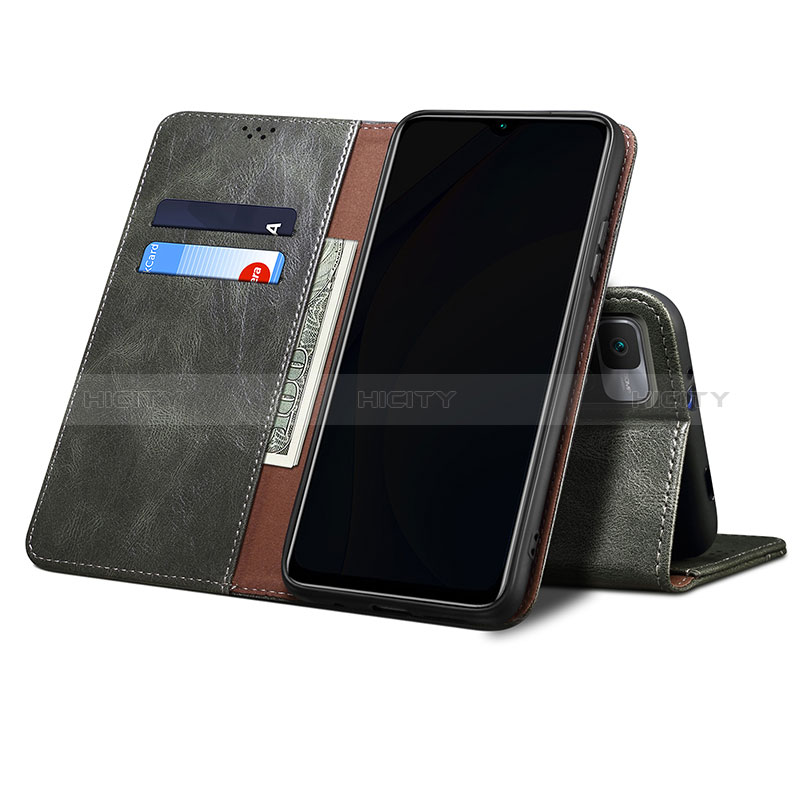 Handytasche Stand Schutzhülle Flip Leder Hülle B01S für Xiaomi Redmi 10 4G groß