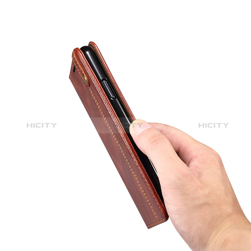 Handytasche Stand Schutzhülle Flip Leder Hülle B01S für Xiaomi Redmi 9 groß