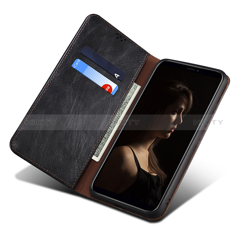 Handytasche Stand Schutzhülle Flip Leder Hülle B01S für Xiaomi Redmi Note 12 Explorer groß