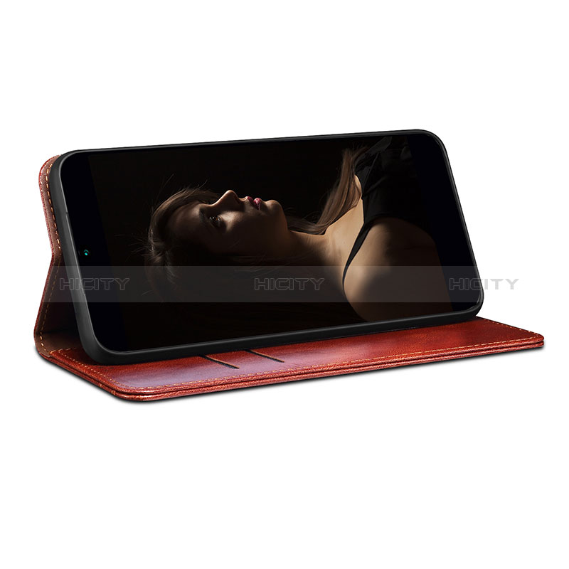 Handytasche Stand Schutzhülle Flip Leder Hülle B01S für Xiaomi Redmi Note 12 Explorer groß