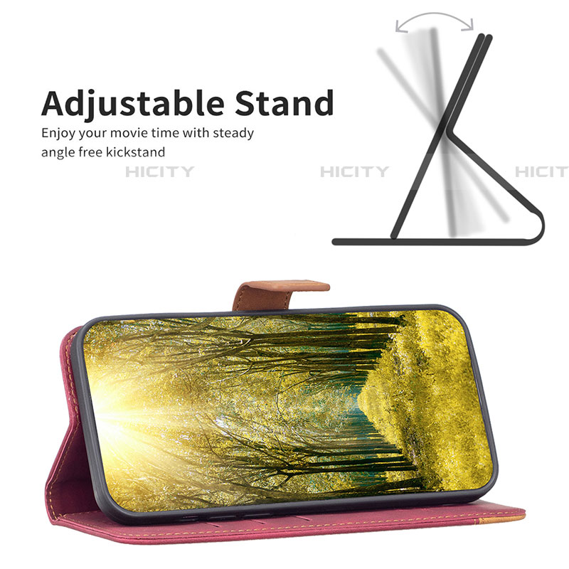 Handytasche Stand Schutzhülle Flip Leder Hülle B02F für Samsung Galaxy F23 5G