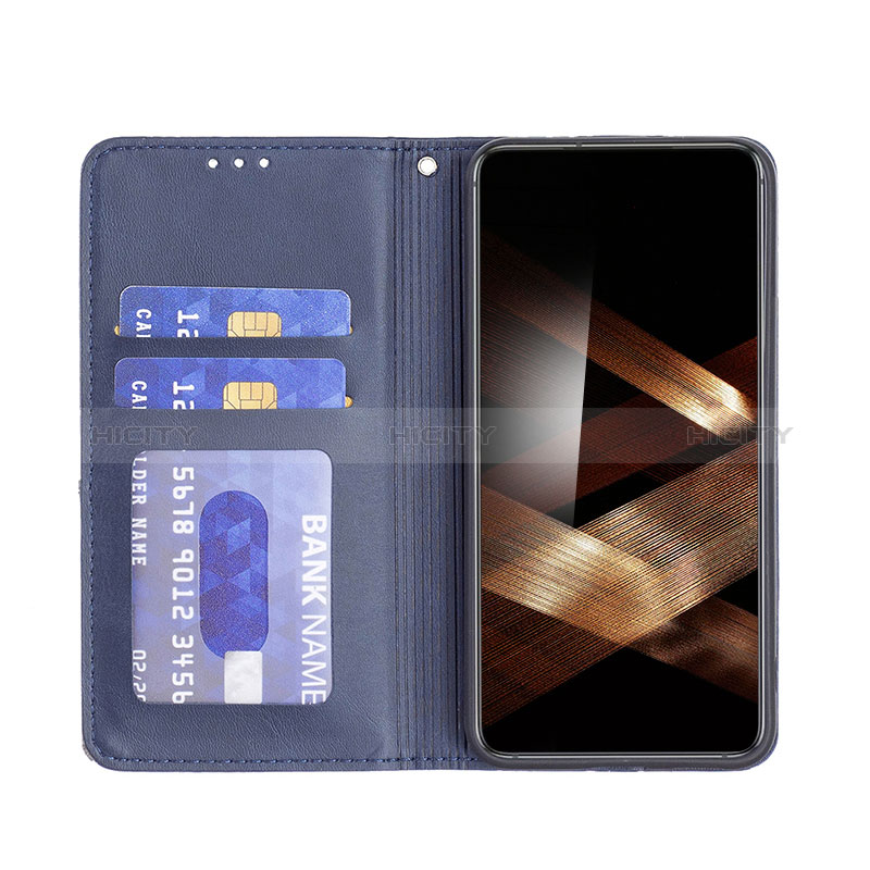 Handytasche Stand Schutzhülle Flip Leder Hülle B02F für Samsung Galaxy S24 5G