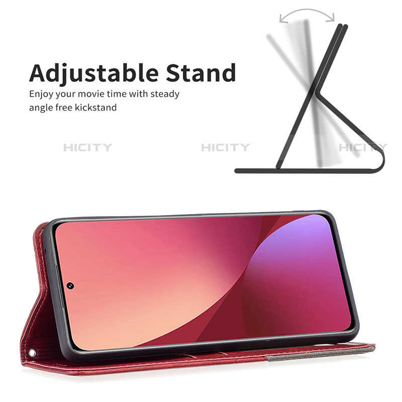 Handytasche Stand Schutzhülle Flip Leder Hülle B02F für Xiaomi Mi 12 Pro 5G