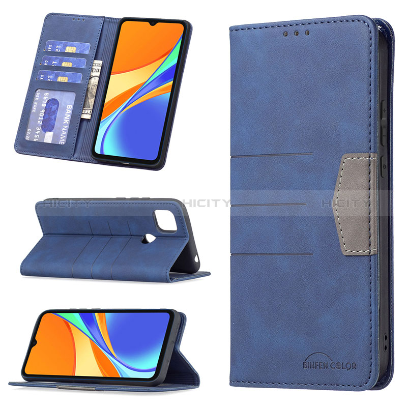 Handytasche Stand Schutzhülle Flip Leder Hülle B02F für Xiaomi POCO C31 groß