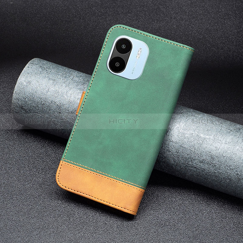 Handytasche Stand Schutzhülle Flip Leder Hülle B02F für Xiaomi Redmi A1 groß