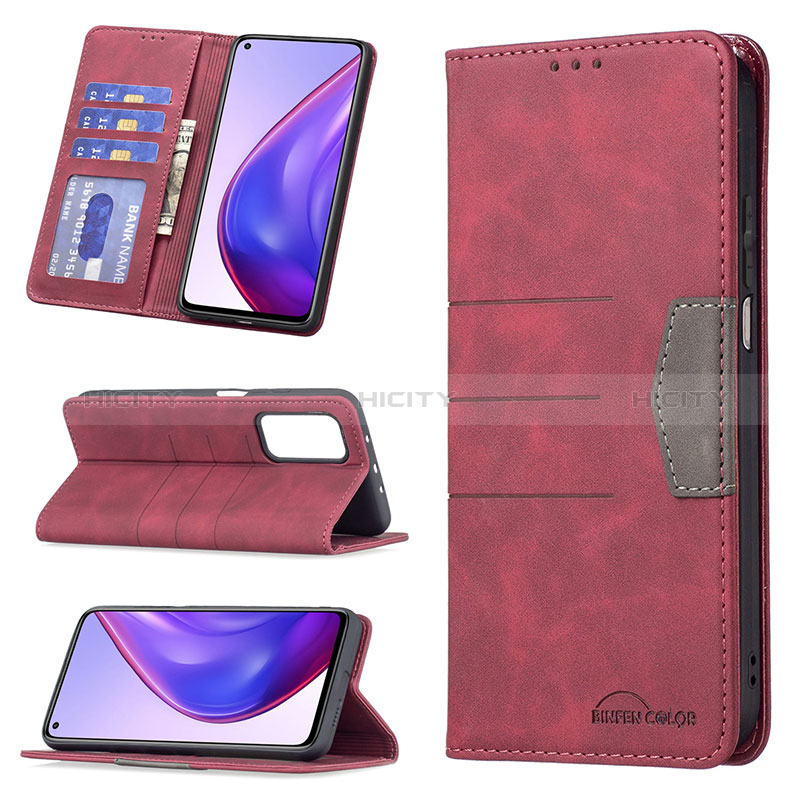 Handytasche Stand Schutzhülle Flip Leder Hülle B02F für Xiaomi Redmi K30S 5G