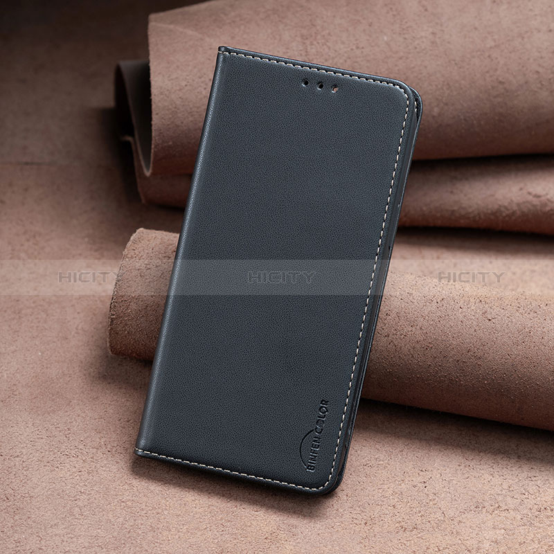 Handytasche Stand Schutzhülle Flip Leder Hülle B02F für Xiaomi Redmi Note 12 4G Schwarz Plus